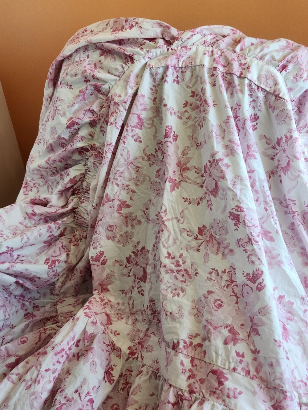 LOVE SHACK FANCY x Pottery Barn Garden Damask Large Anywhere Chair Slip Cover